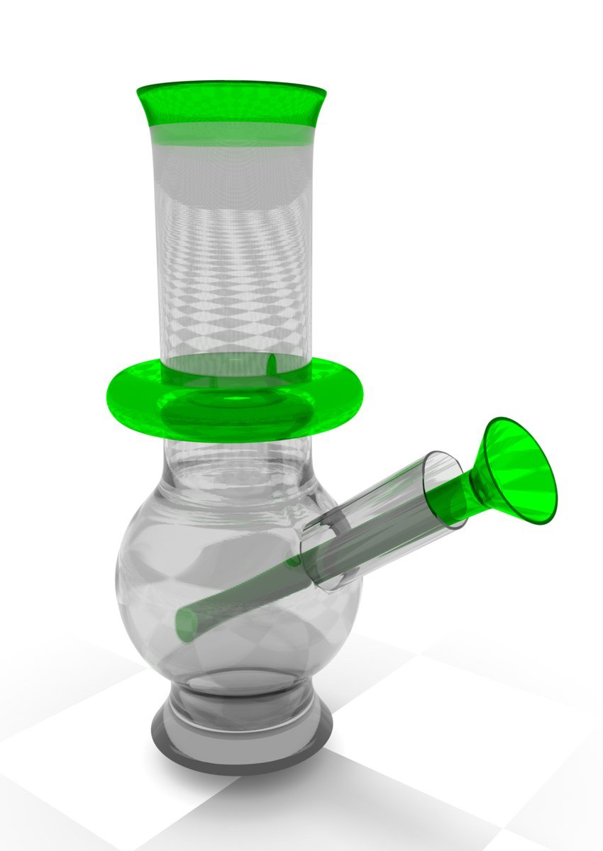 Bong - 12 inch — hybrid accessories from Greens Karing Kind, Los Angeles