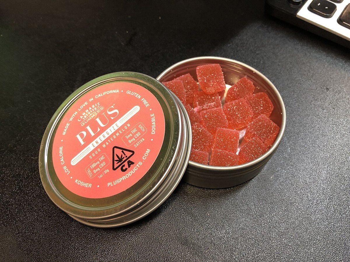 Strawberry Lemonade Gummies — sativa cannabis edibles from Greens Karing Kind, Los Angeles
